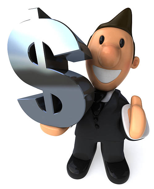 istock Businessman with a dollar 96177067