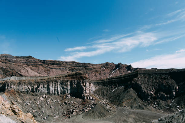 istock Active Volcano, Mount Aso at Kumamoto, Kyushu, Japan 961779054