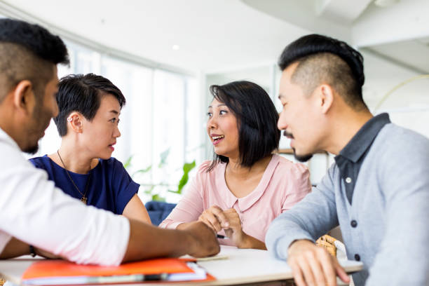 istock Female human resource manager discussing employee training plans 961779648