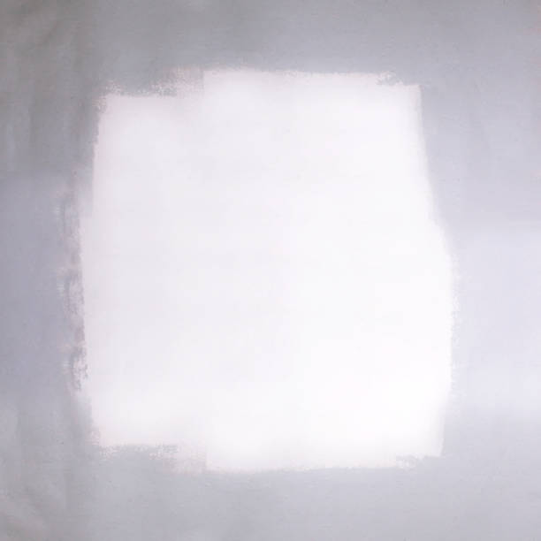 istock square is drawn with white paint on a white sheet of paper 961784548