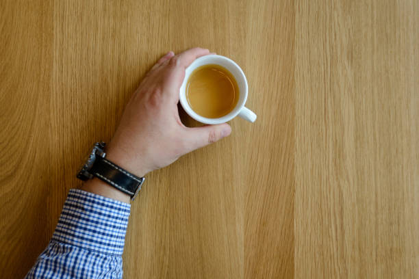 istock Cups of cappuccino and coffee beans 961803422
