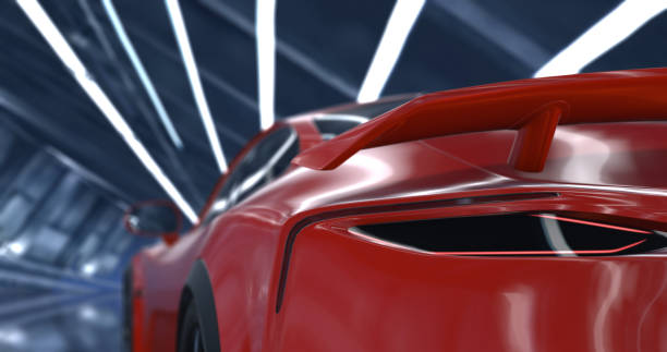 istock Generic Luxury Red Sports Car Renders 961809388