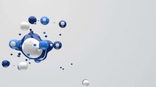 Liquid Blobs Loop - 4K Blue