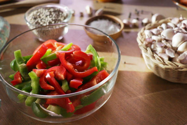istock spicy red and green in a glass bowl 961822074