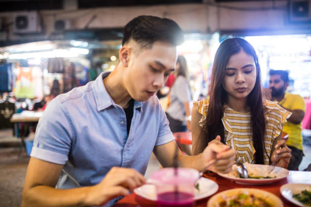 istock Having fun while eating street food 961841484