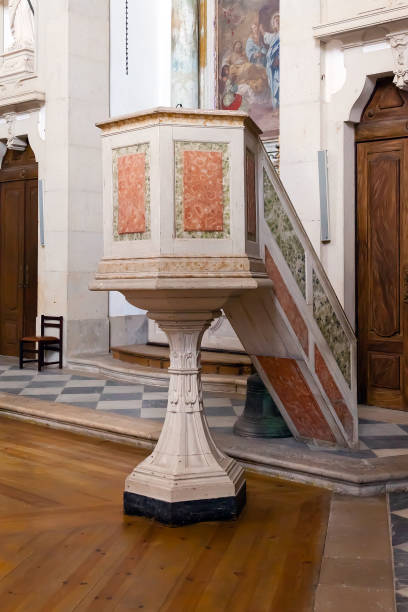 istock 18th century pulpit in the Baroque style. 961842696