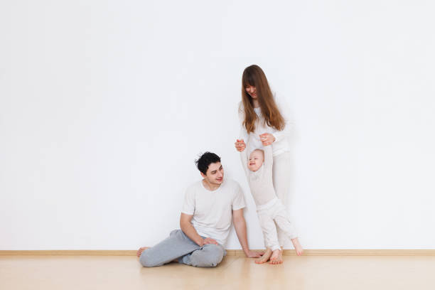 istock Happy family at home 961851812