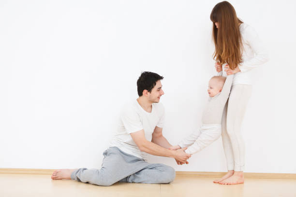 istock Happy family at home 961852500