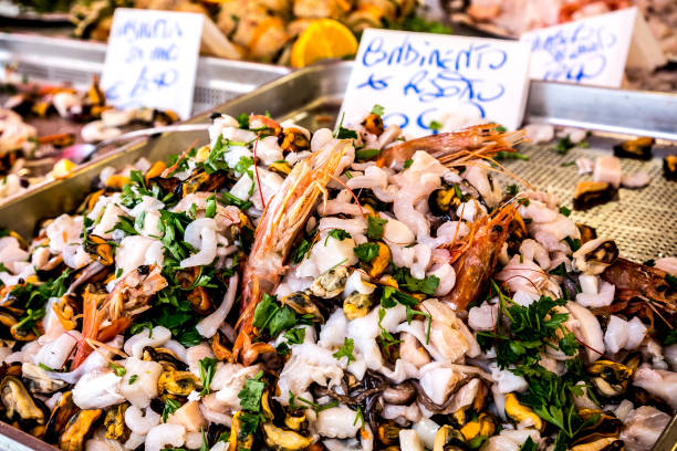 istock Sea food mix 961861318