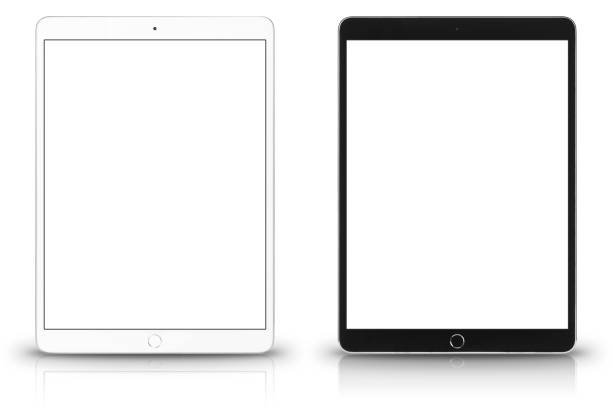 белый и черный ipad pro - ipad mini ipad white small стоковые фото и изображения