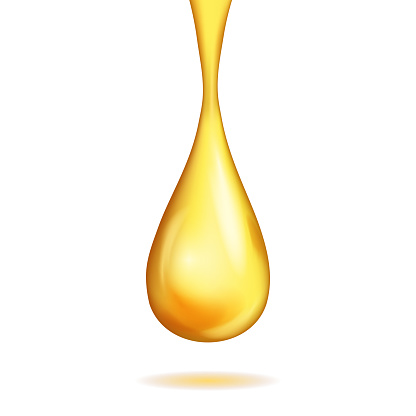 Golden Drop Vector Realistic Detailed 3d Gold Drop Vector Stock Illustration - Download ...
