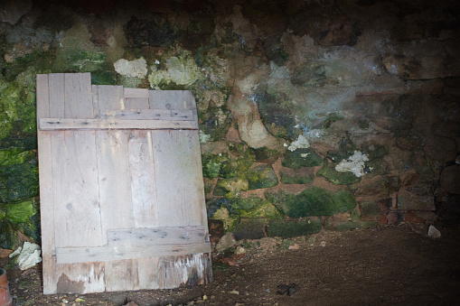 Cellar vault with verdigris