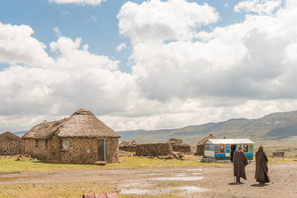 House of stones in Lesotho