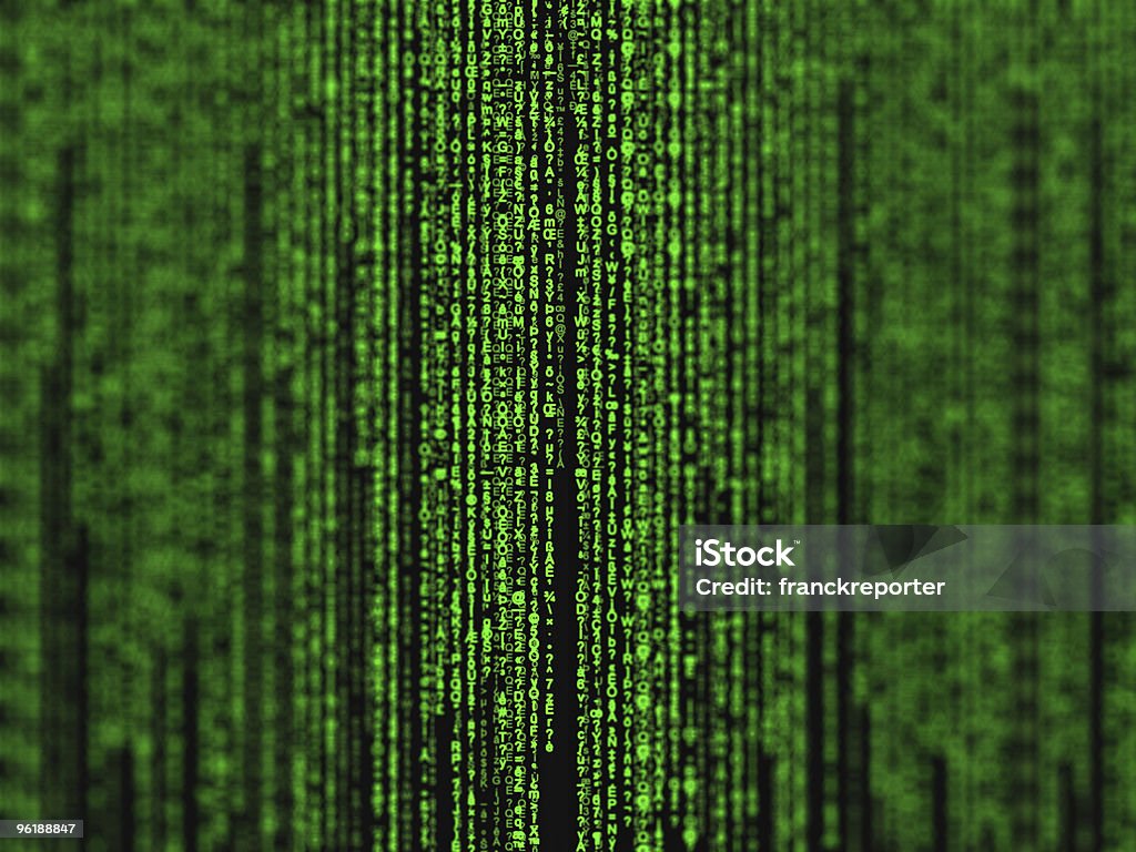 Random hexadecimal codes like matrix style.  Computer Language stock illustration