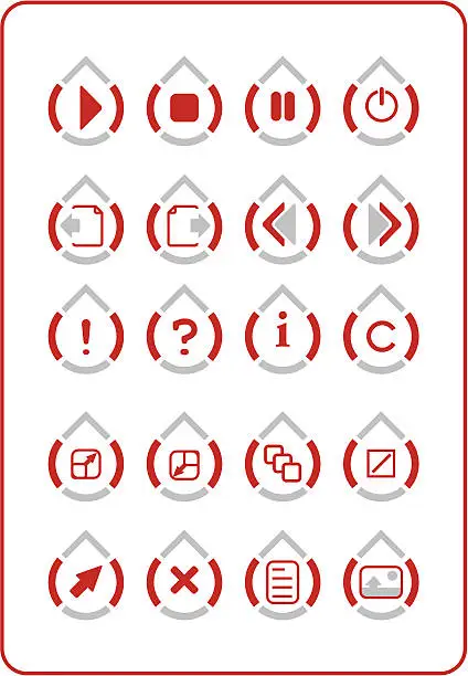 Vector illustration of Icon collection