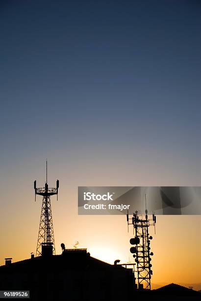 Comminication Tower Stock Photo - Download Image Now - Antenna - Aerial, Broadcasting, Color Image