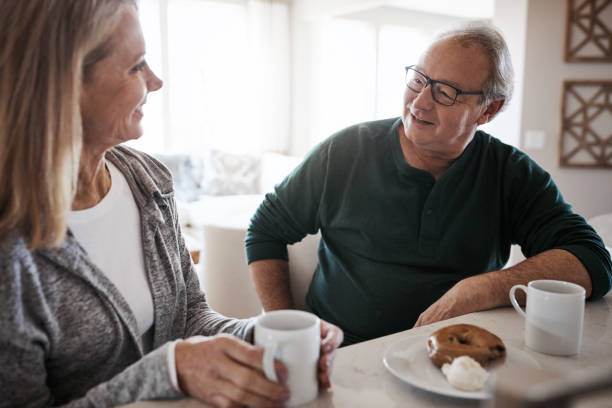 istock Coffee and conversation, the best way to start the day 961897026
