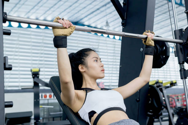 istock Close-up of a man takes a dumbbell. 961898208