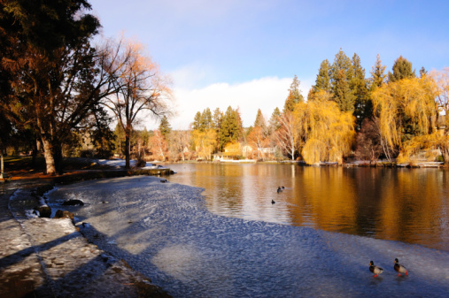 Deschutes River at Drake Park in Bend, Oregon