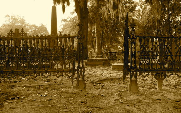 istock Sepia tombs in Savannah 961903858