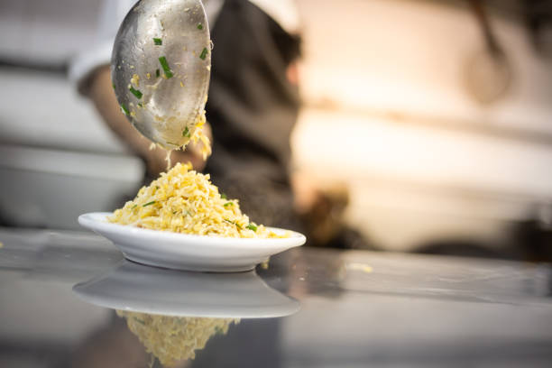Chef cooking motion