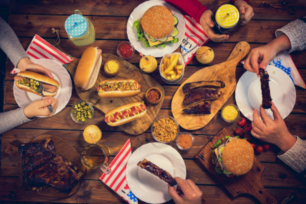 istock Young Family Celebrating 4th of July 961919762