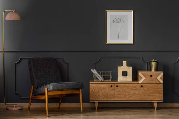 istock Retro living room concept 961928566