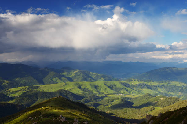 istock Summer landscape in the mountains 961928884