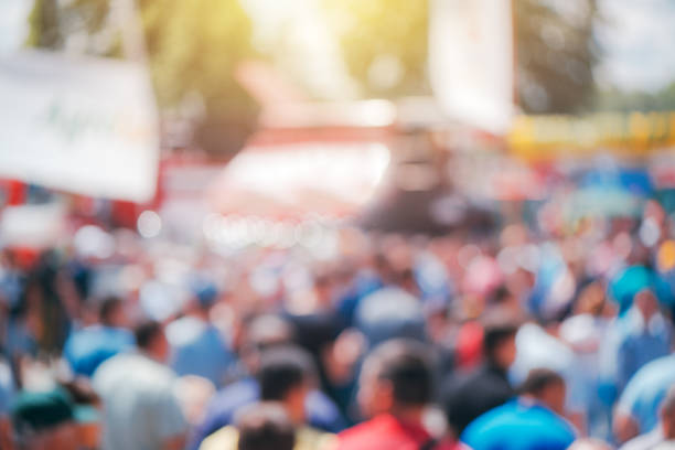 istock Blur crowd on city street 961931310