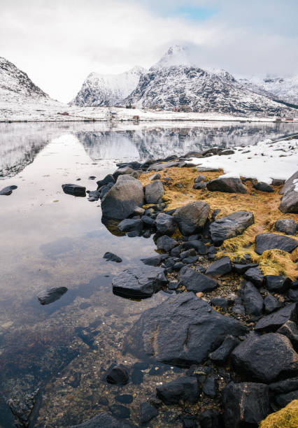 istock Landscape view in Lofoten, Norway 961931446