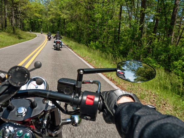 istock A motorcycle group ride through the countryside. 961938612