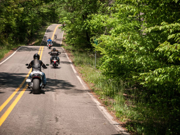 istock A motorcycle group ride through the countryside. 961938616
