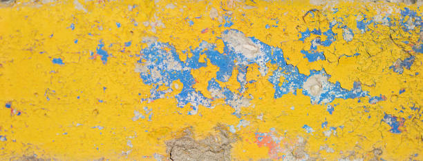 istock Yellow and blue grunge background 961938734