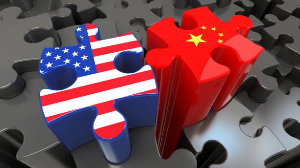 istock USA and China flags on puzzle pieces. 961938918