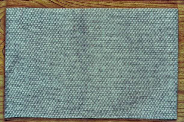 istock Linen fabric surface for mock-up or designer use, book cover sample, swatch 961949778