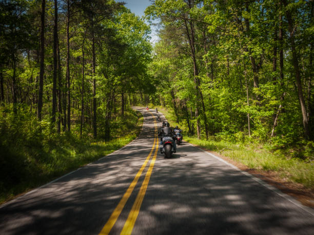 istock A motorcycle group ride through the countryside. 961950930