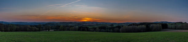 istock Sunset with Jested hill near Roprachtice village 961953284
