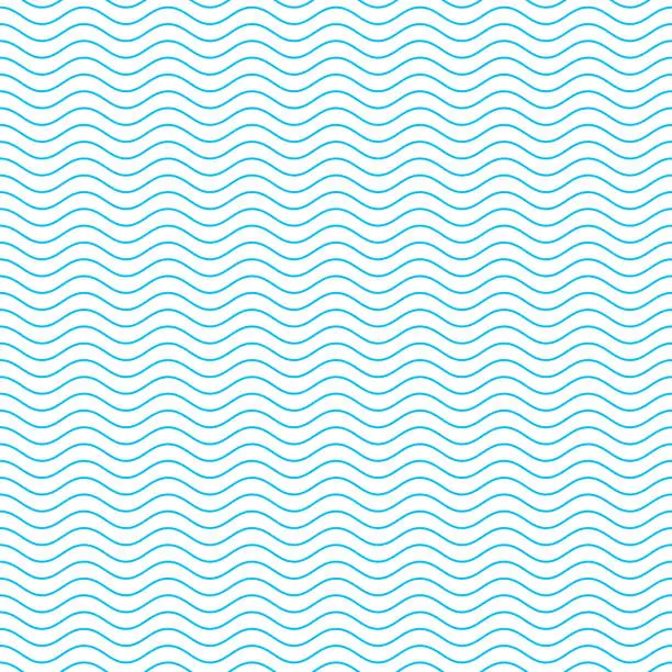 Vector illustration of Seamless wave pattern.