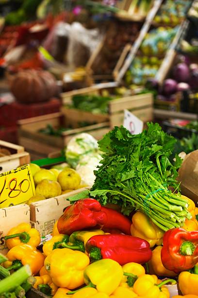 istock Vegetables and fruits for sale 96196093