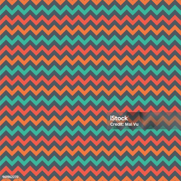 Bright Chevron Seamless Pattern Stock Illustration - Download Image Now - Abstract, Art, Backgrounds