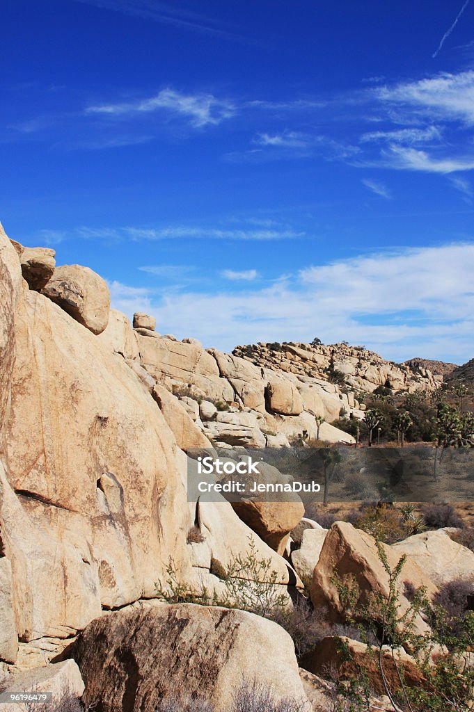 Rock Climber's Paradise  Arid Climate Stock Photo