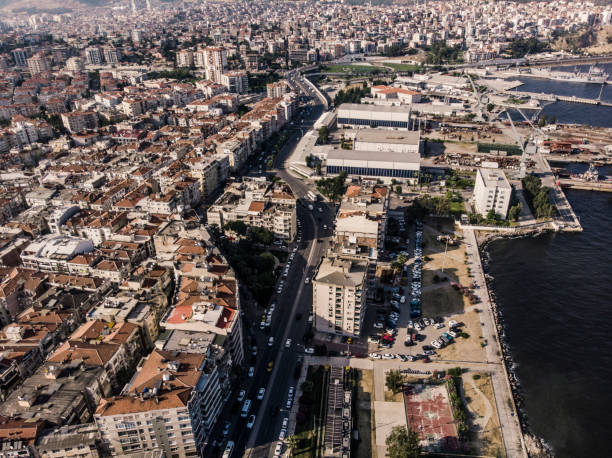 istock Karsiyaka Seashore Aerial, Izmir, Turkey 961966646