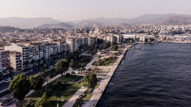 Karsiyaka Seashore Aerial, Izmir, Turkey