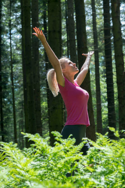 istock Young woman having a fresh morning outdoor 961967968
