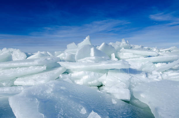 istock Baltic Sea on wintertime with broken ice cracks. 961982546