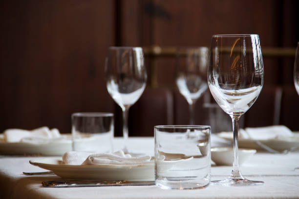 istock Luxury Table setting for party, Christmas, holidays and weddings 961987694