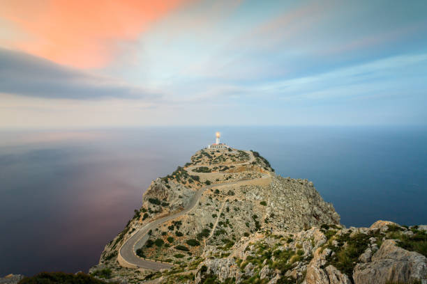 istock Lighthouse in Cap de Formentor Mallorca around sunset 961999060