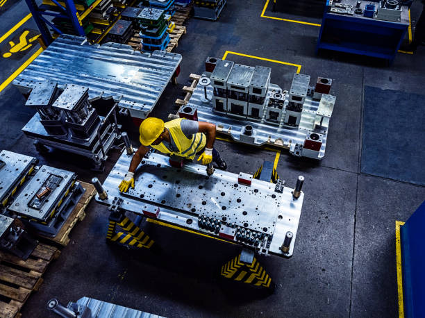 istock Steel Workers Working in Factory 961999378