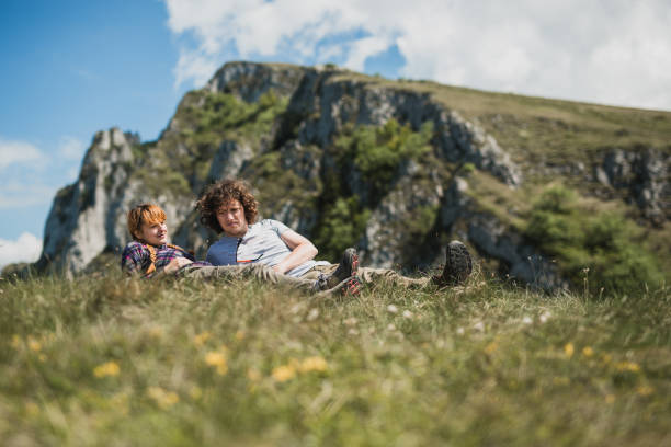 istock Loving couple in the mountain 962002986