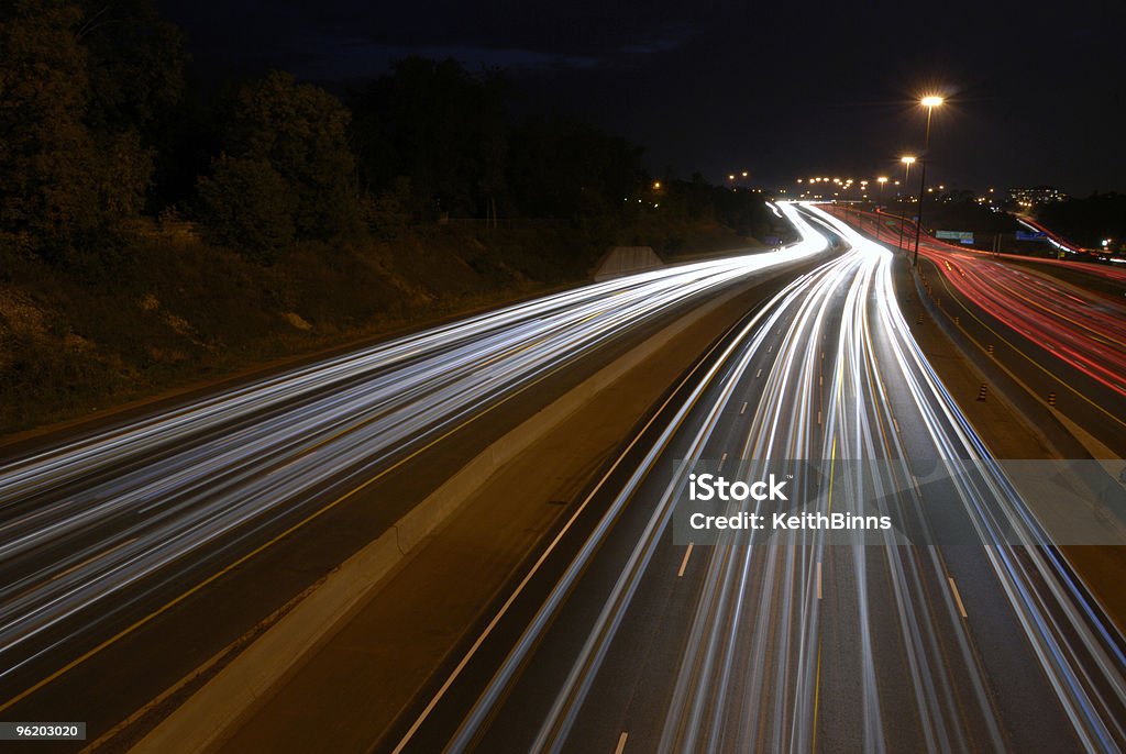 Moving luces - Foto de stock de Autopista libre de derechos